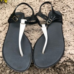 Mel Black Strap Dress Sandals